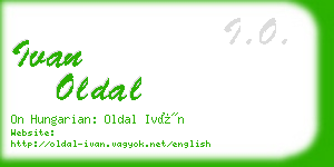 ivan oldal business card